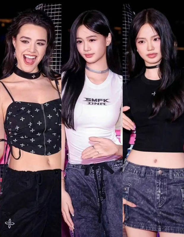 钟丽缇三个女儿各有各的美。