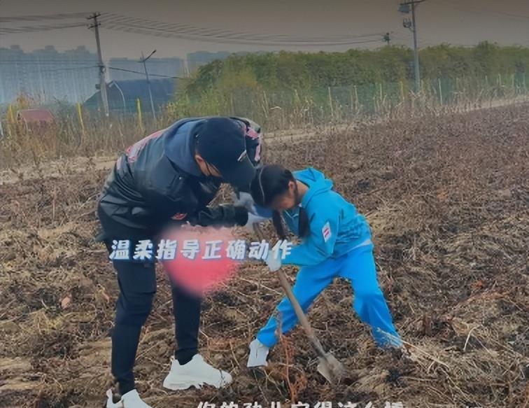 汪峰带9岁女儿下地挖红薯，醒醒扛大白菜不娇气，章子怡教女有方封面图
